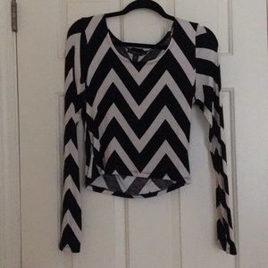 Chevron crop top